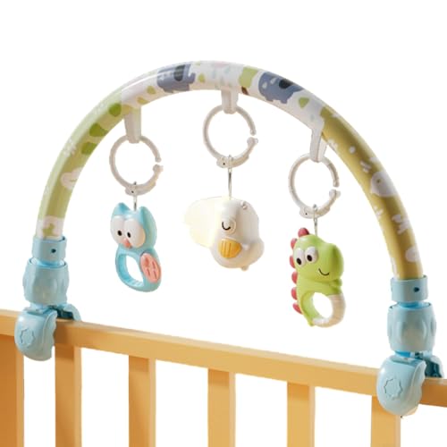 Générique Spielzeug für Kleinkinder, interaktives Strollerspielzeug, Baby-Stroller, Spielzeug mit Licht, Stroller Activity Toy für Kinder, buntes Stroller mit Licht von Générique