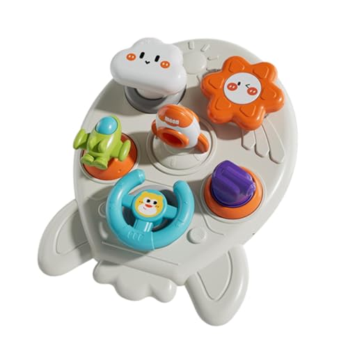 Générique Steering Wheel Music Toy, Sensory Educational Activity Toy, 18 x 8 x 3,15 x 24,5 cm Lernpuppe, ideal für Kinder und Freunde, Spielzeugset von Générique