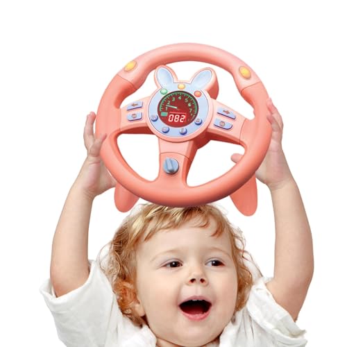 Générique Steering Wheel Toy, Dashboard Pretend Driving Toy, Educational Driving Toy, Musical Steering Wheel Toy, Light and Sound Driving Toy, Pretend Toy for Kids von Générique