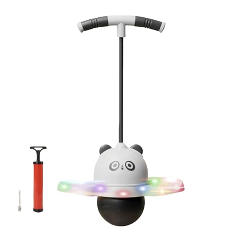 Générique Stick – Hüpfball Trick Board | Spielzeug mit nicht rutschendem Balance-Panel | bunte LED- Panda Sprungform | Luftpumpe und Terrasse mit starkem Griff für Geburtstag Générique Stick – Hüpfball Trick Board | Spielzeug mit nicht rutschendem Balance-Panel | bunte LED- Panda Sprungform | Luftpumpe und Terrasse mit starkem Griff für Geburtstag von Générique