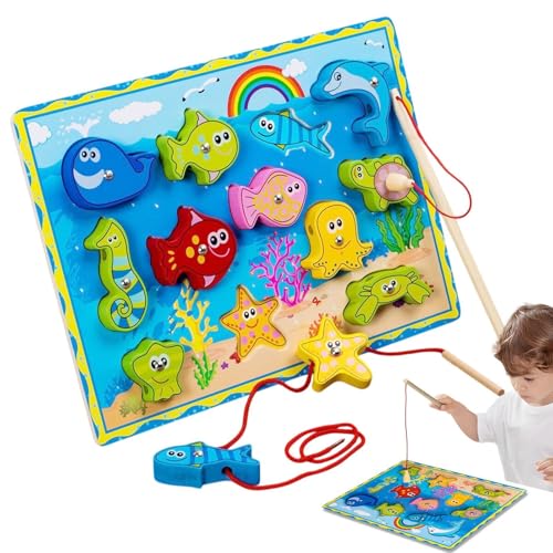 Générique Stringing Toys, Intelligence Development Toys, Kids Fishing Game, Holzspielzeug Set, Kids Building Blocks, Holzbausteine 27 x 22 x 0,5 cm / 10,63 x 8,66 x 0,2 Zoll für und Mädchen von Générique