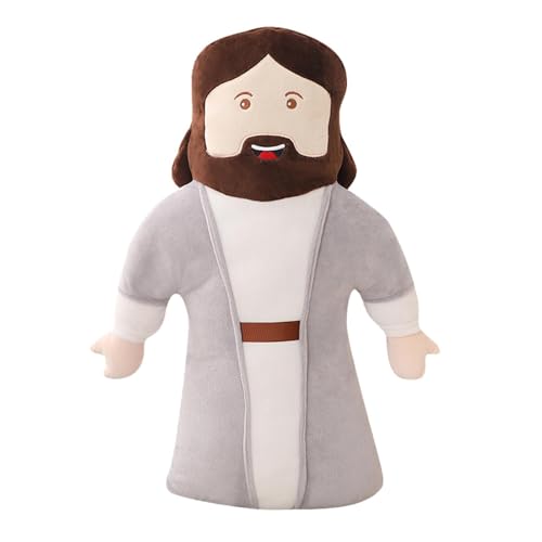 Générique Stuffed Jesus Plüschpuppe – 49,7 cm Plüschpuppe, Christus Religious Savior Jesus | Stuffed Christian Savior Plüschtier, Jesus Stuffed Plüschpuppe, Classic Christ Religious Savior von Générique