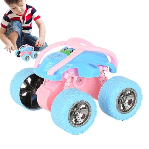 Générique Stunt Pullover, Back Car, Cool Friction Powered, 4-Wheel Drive, Double-Sided Car for Boys Rolling Inertial Off-Road Vehicle, Exciting & Spin Toy for Kids, X1 von Générique