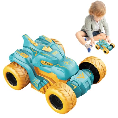 Générique Stunt Toy Car, Educational Pull Back Dinosaur Vehicle, Inertia Powered Toy for Kids, Fun Interactive Car Boys, Girls, Sturdy ABS Construction, Lightweight and Compact von Générique