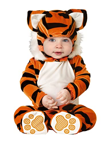 Generique Tiger-Kostüm für Babys orange-schwarz 86 (18-24 Monate) von Generique