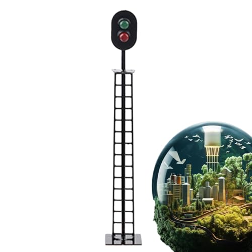 Générique Traffic Light Toy, Educational Simulation Model Railroad Train Signals, Hand-Built Scene Decoration, Enhances Learning and Safe for Kids Boys and Girls von Générique