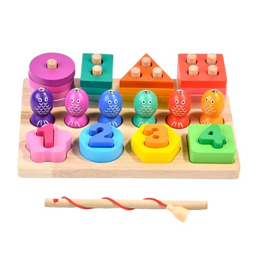 Générique Tragbares Shape Match Board, Lernspiel Matching Maze, feine Motorskills, Geometry Sorting Game for Kids, Perfect Educational Toy for Easter, Christmas and Birthday von Générique