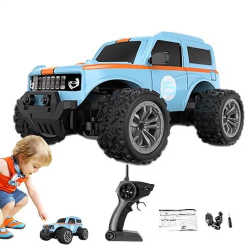 Générique Truck Remote Control, High-Speed Toy Vehicle, 2,4 GHz Remote Car Toy, 1:20 Scale Long-Distance RC, 8,66 x 5,51 x 3,15 Zoll, Ideal für Kinder, inklusive Lichtfunktionen von Générique