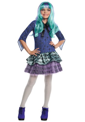 Generique - Twyla Monster High-Kostüm für Mädchen 110/116 (5-6 Jahre) von Rubie's