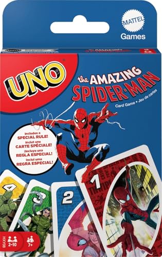 Générique UNO The Amazing Spider-Man, Kartenspiel, enthält eine spezielle Karte, 2-10 Spieler, ab 7 Jahren von Générique