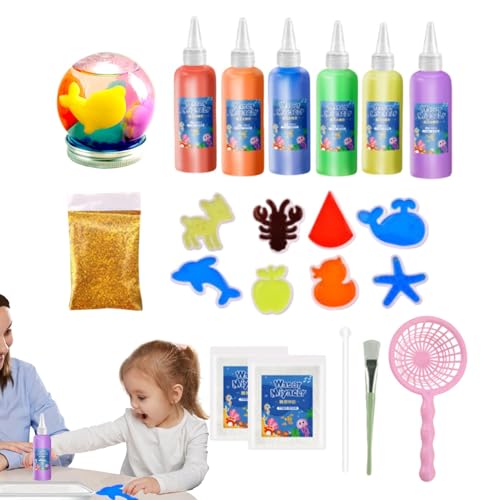 Générique Wassergel-Spielzeug-Set, interaktives Wasserspielzeug-Set, Fairy Making Kit, kreatives Wasser-Gel Kit, Wasserspielzeug-Set, Wassergel, Spielzeug, Wassergel, Fairy Toy, Kinder Water Gel Craft von Générique