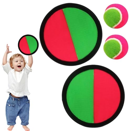 Générique Werfen und Fangen – Spiel mit klebrigen Bällen | Sport-Spielzeug für Eltern-Kind-Interaktion – Garten, Camping und Outdoor Générique Werfen und Fangen – Spiel mit klebrigen Bällen | Sport-Spielzeug für Eltern-Kind-Interaktion – Garten, Camping und Outdoor von Générique