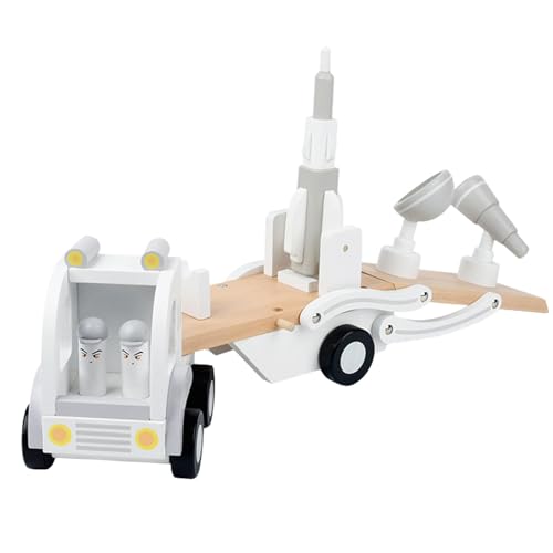 Générique Wooden Construction Toy Playset, Lernfahrzeugmodell, 10 Stück, abnehmbares Holzauto, 13,58 x 3,94 x 9,05 Zoll, perfekt für Kinder und Lernaktivitäten von Générique