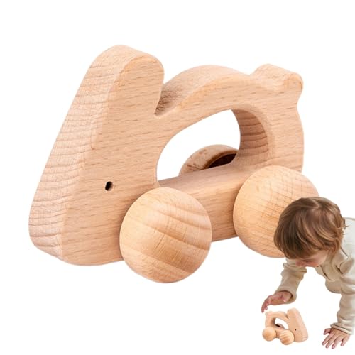 Générique Wooden Toy Car, Holzspielzeug für Kinder, Lernspielzeug aus Holz, Motor Skills Toys, tragbares Holzspielzeug, lustiges Spielzeug, Holzspielzeug für , Transport-Fahrzeug, Kinderfahrzeug von Générique