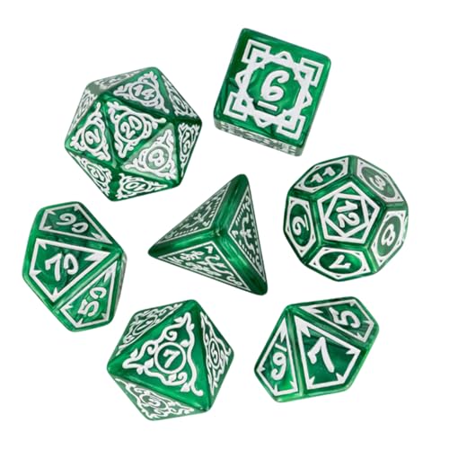 Gesellschaftsspiel-Würfel | Acryl-Würfel-Set für Gesellschaftsspiele – buntes Set mit magnetischer Aufbewahrungsbox für Gesellschaftsspiel-Würfel | Acryl-Würfel-Set für Gesellschaftsspiele – buntes Set mit magnetischer Aufbewahrungsbox für von Générique