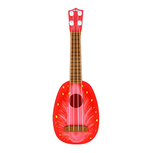 Gitarre für Kleinkinder in Wassermelonenform – Ukulele für Kleinkinder, Musikspielzeug für Kleinkinder und Mädchen (Optionen in , Wassermelone, Orange, Kiwi) von Générique