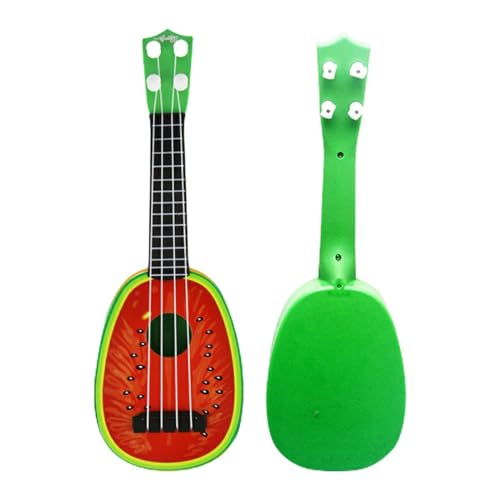 Gitarre für Kleinkinder in Wassermelonenform – Ukulele für Kleinkinder, Musikspielzeug für Kleinkinder und Mädchen (Optionen in , Wassermelone, Orange, Kiwi) von Générique