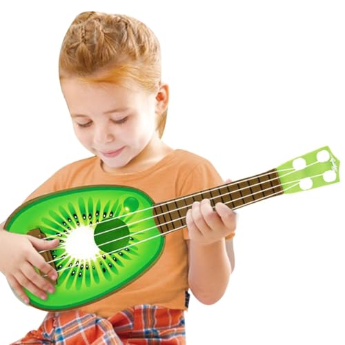 Gitarre für Kleinkinder in Wassermelonenform – Ukulele für Kleinkinder, Musikspielzeug für Kleinkinder und Mädchen (Optionen in , Wassermelone, Orange, Kiwi) von Générique