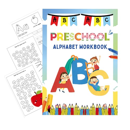 Grafikhefte für Kleinkinder | Wiederverwendbares Alphabet-Lernheft – Lernspielzeug und Schulbedarf für den Kindergarten Grafikhefte für Kleinkinder | Wiederverwendbares Alphabet-Lernheft – Lernspielzeug und Schulbedarf für den Kindergarten von Générique