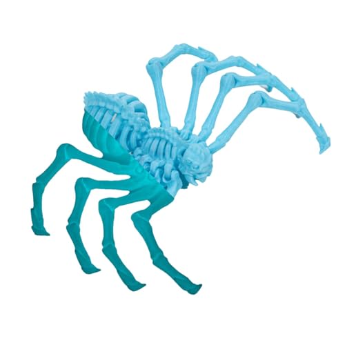 Halloween Fidget Spider – 3D-Printed Spider Toy | Articulated Fake Spider Figuren | bewegliche Gelenke einziehbarer Spider | Mystery Spider 3D Articulated Spider Erwachsene Executive Desk Spielzeug von Générique