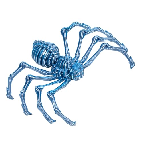 Halloween Fidget Spider – 3D-Printed Spider Toy | Articulated Fake Spider Figuren | bewegliche Gelenke einziehbarer Spider | Mystery Spider 3D Articulated Spider Erwachsene Executive Desk Spielzeug von Générique