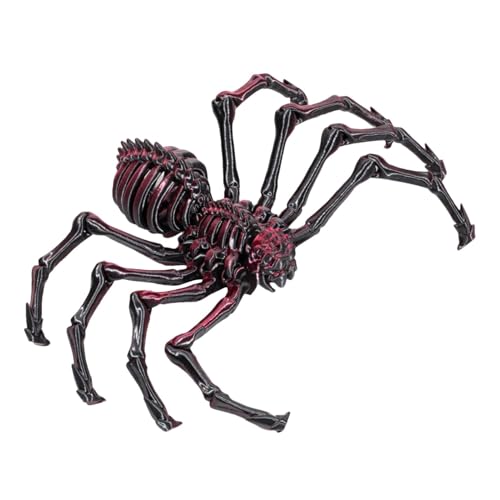 Halloween Fidget Spider – 3D-Printed Spider Toy | Articulated Fake Spider Figuren | bewegliche Gelenke einziehbarer Spider | Mystery Spider 3D Articulated Spider Erwachsene Executive Desk Spielzeug von Générique