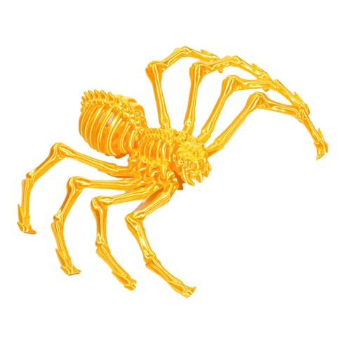 Halloween Fidget Spider - 3D Printed Spider Toy | Articulierte Fake Spinne Figuren | Bewegliche Joint Einziehbare Spinne | Mystery Spider 3D Klapp Spinne Erwachsene Executive Desk Toys for von Générique