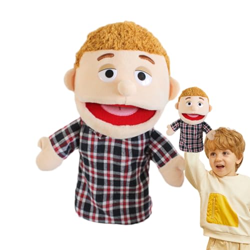 Handpuppenspielzeug – gefüllt mit Plüsch des Großvaters, realistische Plüschfigur | von Rollenspiel zu weichem Mund, interaktives Lernspiel für Kinder Handpuppenspielzeug – gefüllt mit Plüsch des Großvaters, realistische Plüschfigur | von Rollenspiel zu weichem Mund, interaktives Lernspiel für Kinder von Générique