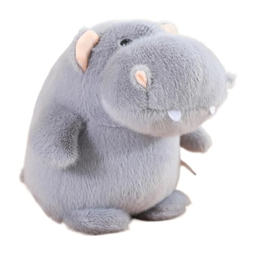 Hippo Stuffed Tier, weiches Nilpferdchen, Plüschtier, Nilpferdchen, Plüschtier, Nilpferdchen, niedliches Nilpferdchen, weiches Hippo Plush, Hippo Plushie Kissen, Bedroom Hippo Toy, Tier Plush Pillow, von Générique