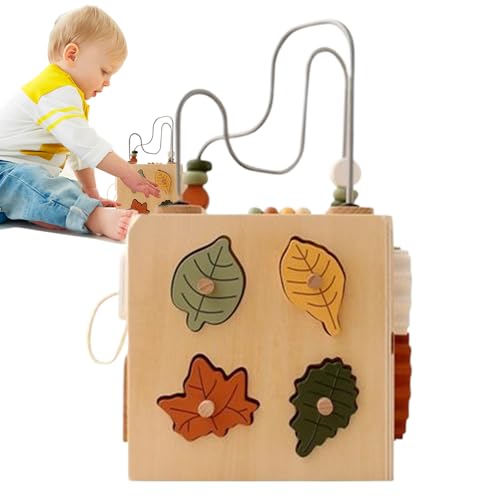 Holzbausteine – Sortierblöcke | Perlen-Sequenzierset | Die Bausteine für Gewindespiele | Lernspiel für Kinder von 1 bis 3 Jahren Holzbausteine – Sortierblöcke | Perlen-Sequenzierset | Die Bausteine für Gewindespiele | Lernspiel für Kinder von 1 bis 3 Jahren von Générique