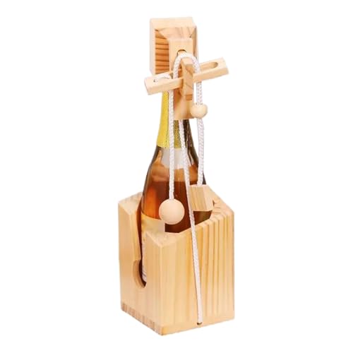 Holzflaschen-Puzzle, Herausforderungsspiel für Weinflaschenhalter, lustiges Spielzeug für das Gehirn zum Sammeln, Unterhaltung für Frauen, Männer, Jugendliche, , Mädchen, Ehemann Holzflaschen-Puzzle, Herausforderungsspiel für Weinflaschenhalter, lustiges Spielzeug für das Gehirn zum Sammeln, Unterhaltung für Frauen, Männer, Jugendliche, , Mädchen, Ehemann von Générique