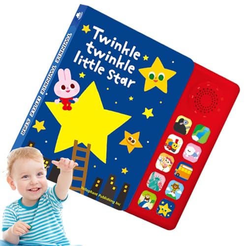 Interactive Music Book, Musical Learning, 10 Nursery Rhymes, Fun English Sound, Early Educational Toy, Toddler Aid for Boys and Girls, Interactive Reading von Générique