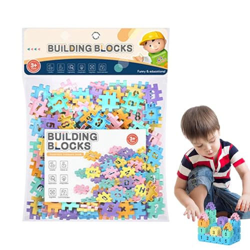 Interlocking Building Blocks, 100 Teile, Building Blocks, Connecting Blocks Toys, Building Block Toys, Puzzle Building Blocks, C Funny Challenging Puzzle Games Brain Teaser Puzzles for Kids Boys Girls von Générique