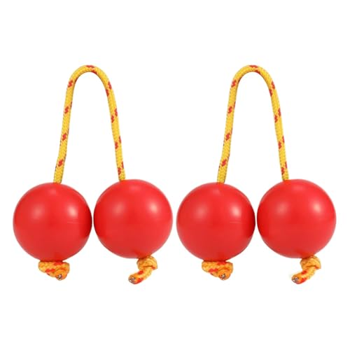 Kashaka Shaker Rhythmic, African Rattle Ball Kashaka Instrument, 2 Paar ABS Hand Percussion Balls, Music Egg Double Gourd, Festival Drum Accessory 1,97 Zoll von Générique