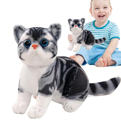 Katzen-Spielzeug, Plüschtier, Plüsch, 40,6 cm, weiche Puppe, ideal für & Mädchen, kuschelige Heimdekoration, Huggable Spielzeug für Kinder und Sammler von Générique