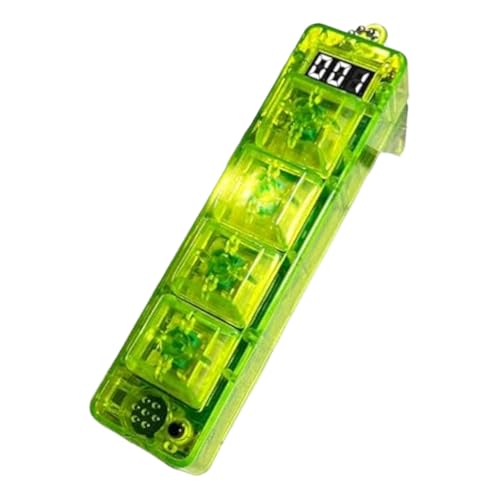 Keyboard Fidget Clicker, LED Calm Down Toy, 5,12 x 3,15 x 3,54 Zoll Satisfying Keychain, tragbarer Stressabbau, Konsole, Sensory Tasten, für Reisen, Büro, Klassenzimmer Keyboard Fidget Clicker, LED Calm Down Toy, 5,12 x 3,15 x 3,54 Zoll Satisfying Keychain, tragbarer Stressabbau, Konsole, Sensory Tasten, für Reisen, Büro, Klassenzimmer von Générique