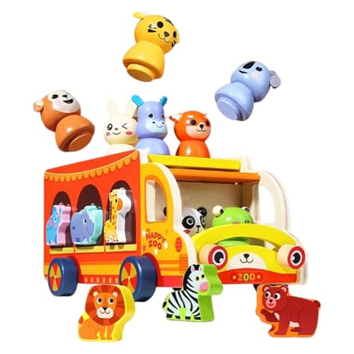 Kids Animal Toys, Circus Shape Game, Educational Playset, Shape Matching Game, Preschool Learning Toy Multi-function Animal Toys - Preschool Learning Activity Playset For Kids, Children, Boys, Toddler von Générique