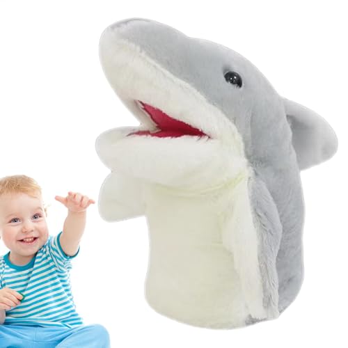 Kids Cartoon Shark Sock Puppet, Interactive Storytelling Puppet for Animal Rolling , Preschool Puppet for Teachers, Eltern, and Fun Puppet Show Aktivitäten für Kinder Home Entertainment von Générique