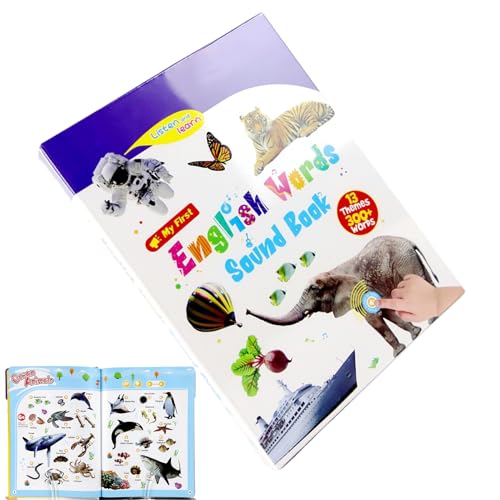 Kids Interactive Books, English Learning Talking Toy, Early Educational Musical Device, Sensory Game Pad, Ideal for Language Development, Preschool Classroom, Home, Boys Ages 0-6 Kids Interactive Books, English Learning Talking Toy, Early Educational Musical Device, Sensory Game Pad, Ideal for Language Development, Preschool Classroom, Home, Boys Ages 0-6 von Générique