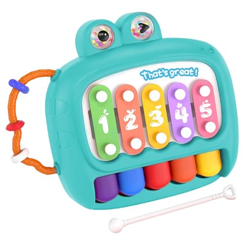 Kids Music Toys, interaktives Klavierspielzeug, tragbares Musikinstrument, Early Learning Hand Knocking Piano, lustiges Lernspielzeug, ideal für & Mädchen, 24 x 6 x 7,6 cm von Générique