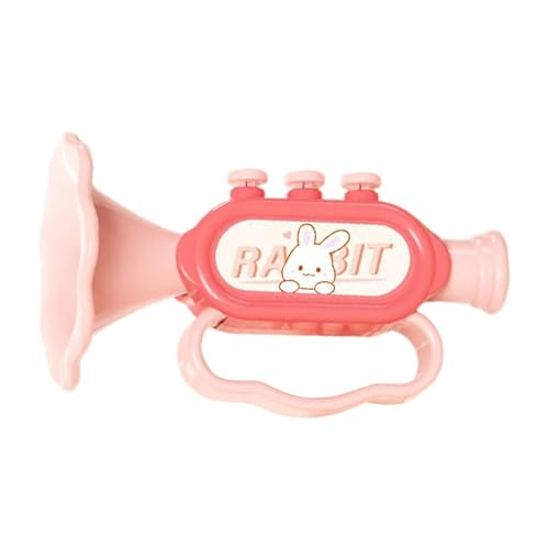 Kinder-Spielzeug, Toddler Musical Instrument, Small Brass Trumpet, Interactive Musics Learning, 5,43 x 3,78 x 3,35 Zoll, Making It Ideal für Preschooler und Anfänger von Générique