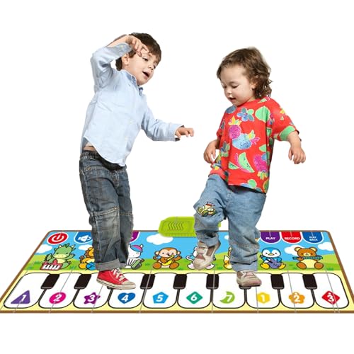 Klavierteppich auf dem Boden – elektrischer Klavierteppich für junge Kinder, sensorischer Teppich, lehrreich und spielerisch, Tanz mit Musik, Spielzeug für Kindergarten, Vorschule und Schüler Klavierteppich auf dem Boden – elektrischer Klavierteppich für junge Kinder, sensorischer Teppich, lehrreich und spielerisch, Tanz mit Musik, Spielzeug für Kindergarten, Vorschule und Schüler von Générique