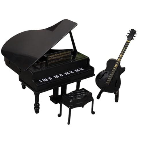 Kleines Klaviermodell, Piano Stool Toy, Musikinstrumentenmodell, Miniatur-Klavierdekoration, exquisites Klaviermodell, Klavierspielzeug, Klavierzubehör, Miniatur Haus, Dekoration, Klaviermodell für von Générique