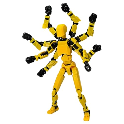 Komplette bewegliche Figur, Spielzeugfigur, Cartoon-Roboter-Action-Figur für den ganzen Körper | bewegliche Figur mit mehreren Gelenken für Fans und Sammler für Couchtisch, Esszimmer von Générique