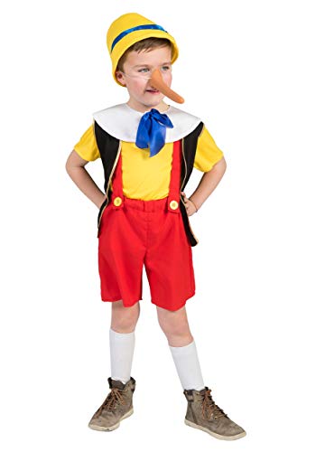 generique Traditionele Pinocchio Kind Kostuum von Funny Fashion