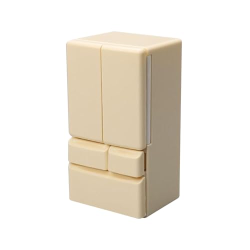 Kühlschrank für Zuhause – Kühlschrank für Puppen | kreativer Doppeltür-Kühlschrank im Maßstab 1:12 | Spielzeug für Puppenhausmöbel Kühlschrank für Zuhause – Kühlschrank für Puppen | kreativer Doppeltür-Kühlschrank im Maßstab 1:12 | Spielzeug für Puppenhausmöbel von Générique