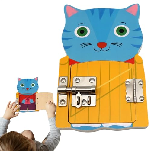 Learning Toys for , Preschool Educational Lock Set, Boost Cognitive Skills, 150 g Interactive Early Childhood Development Activity, (Kitten/Bear/Fox) Perfect for Learning von Générique