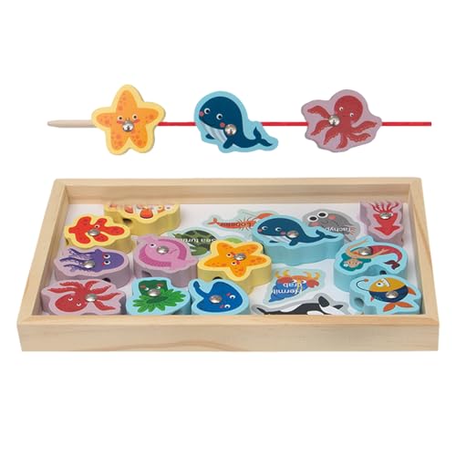 Lernspielzeug zum Angeln – magnetisches Angelspiel 2 in 1, sicher und harmlos | Spiel für Kleinkinder, Magnetspielzeug für Kinder, Geschenk für Lernspielzeug zum Angeln – magnetisches Angelspiel 2 in 1, sicher und harmlos | Spiel für Kleinkinder, Magnetspielzeug für Kinder, Geschenk für von Générique