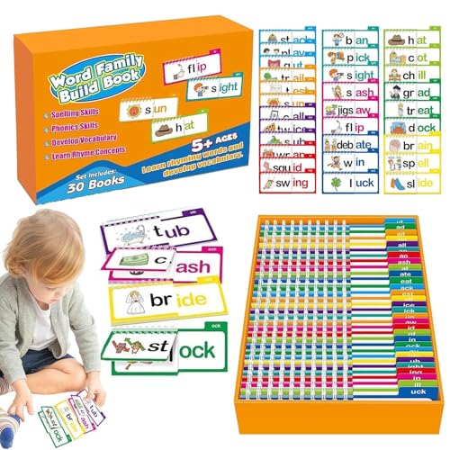 Lesen von Flash-Karten, Flash-Karten der Familie der Worte | Vokabular-Karte | Brief Sonne Vokabularkarten Kindergarten Sight Word Activity Book für Kinder von 4 bis 8 Jahren Lesen von Flash-Karten, Flash-Karten der Familie der Worte | Vokabular-Karte | Brief Sonne Vokabularkarten Kindergarten Sight Word Activity Book für Kinder von 4 bis 8 Jahren von Générique