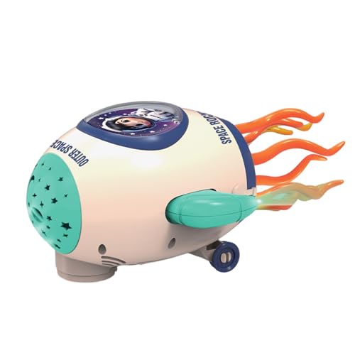 Lustige tanzende Rakete, elektrisches Spielzeug mit LED-Lichtern, Projektionen und Musik, spielbar, für Familienspiele, Meetings und Weihnachtsgeschenke Lustige tanzende Rakete, elektrisches Spielzeug mit LED-Lichtern, Projektionen und Musik, spielbar, für Familienspiele, Meetings und Weihnachtsgeschenke von Générique
